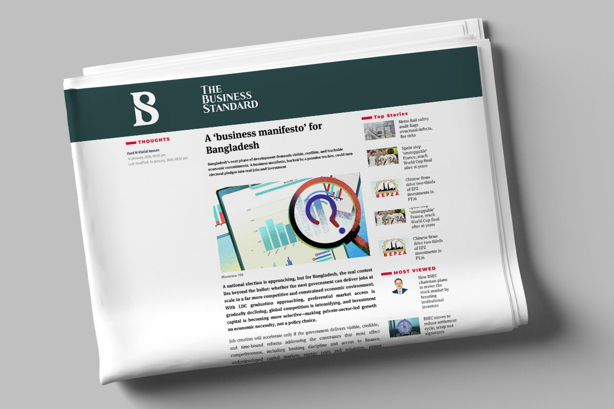 A ‘business manifesto’ for Bangladesh